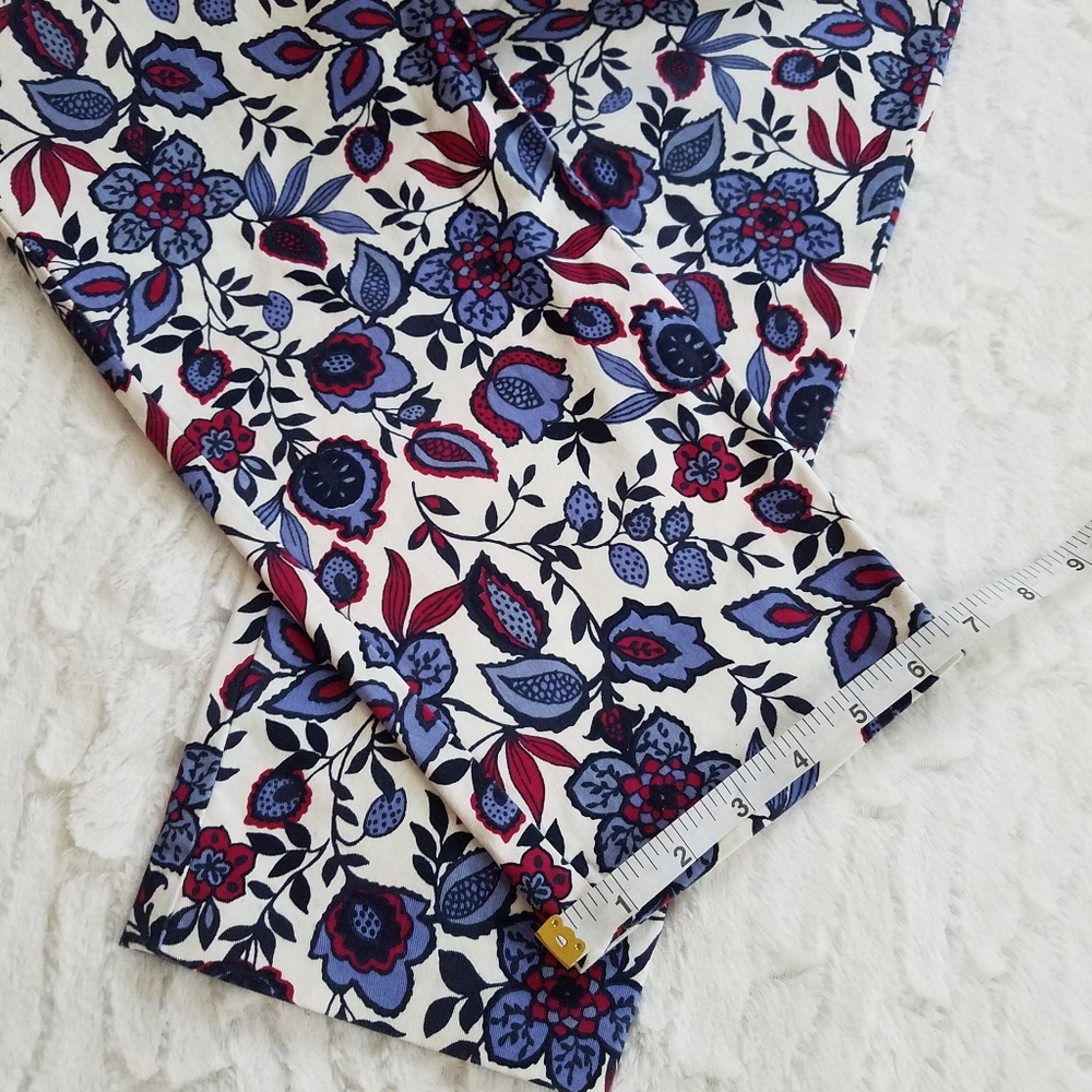 Gap Floral Slim City Khakis - Picture 5 of 10